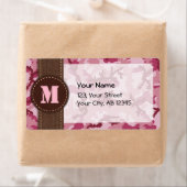 Roze camouflage etiket (Insitu)