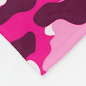 Roze Camouflage Fleece Blanket (Hoek)