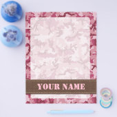 Roze camouflage flyer (Enkel)