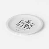 Roze Camouflage Game Controller klaar voor gamer Papieren Bordje (Gekanteld)