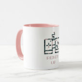 Roze Camouflage Gamecontroller Klaar Speler Gamer Mok (Voorkant links)