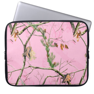 Roze Camouflage Hunting Girl 15-inch Hoesje laptop Laptop Sleeve