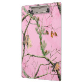 Roze Camouflage Hunting Girl Real Clip Board Klembord (Links)