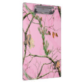 Roze Camouflage Hunting Girl Real Clip Board Klembord (Rechts)