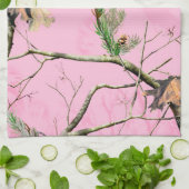 Roze Camouflage jager keukendoek Theedoek (Gevouwen)