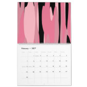 Roze Camouflage Kalender (Feb 2027)