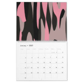 Roze Camouflage Kalender (Jan 2027)