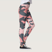 Roze camouflage: Klassiek  patroon Leggings (Rechts)
