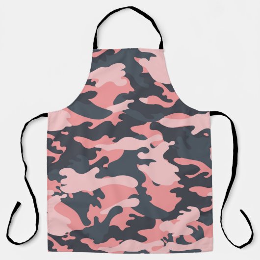 Roze camouflage: Klassiek  patroon Schort (Voorkant)