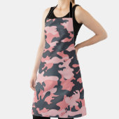 Roze camouflage: Klassiek  patroon Schort (Insitu)