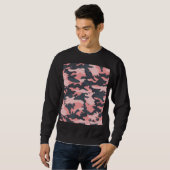 Roze camouflage: Klassiek patroon Trui (Voorkant volledig)