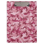 Roze camouflage klembord (Voorkant)