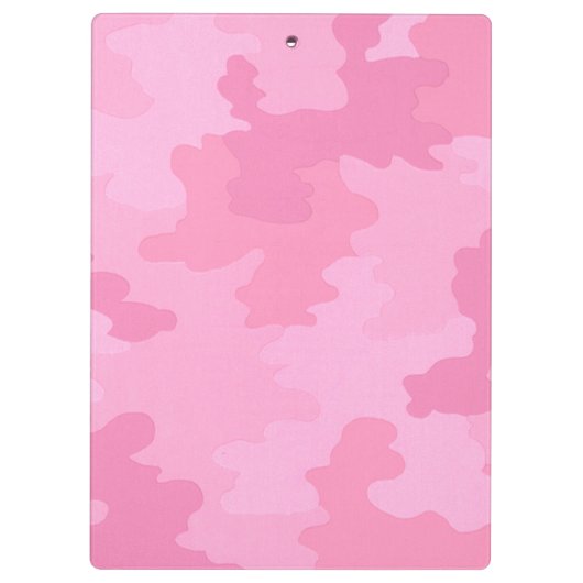 Roze Camouflage Klembord (Achterkant)