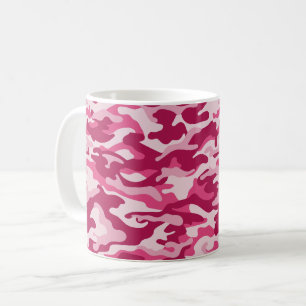 Roze Camouflage Koffiemok