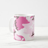 Roze Camouflage Koffiemok (Voorkant links)