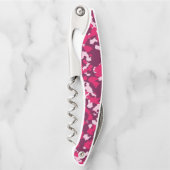 Roze Camouflage Kurkentrekker (Voorkant)