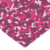 Roze Camouflage Lange Tafelloper (Hoek)