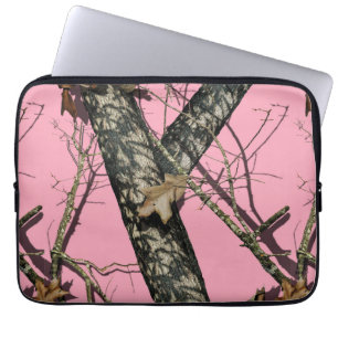 Roze Camouflage Laptop Sleeve