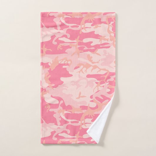 Roze camouflage, leger, leger bad handdoek (Handdoek)