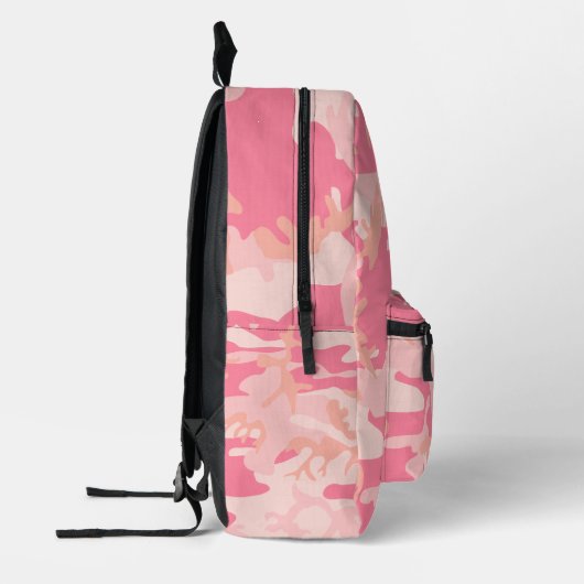 Roze camouflage, leger, leger bedrukte rugzak (Links)