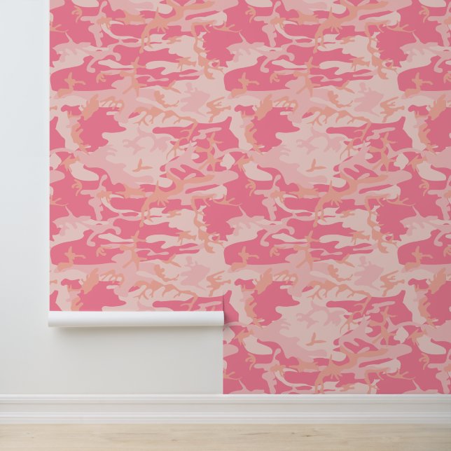Roze camouflage, leger, leger behang (Applicatie)