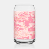 Roze camouflage, leger, leger blikvorm glas (Voorkant)