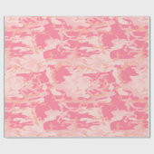 Roze camouflage, leger, leger cadeaupapier (Vlak)