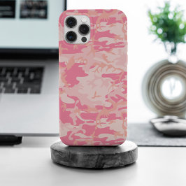 Roze camouflage, leger, leger iPhone 15 pro max hoesje