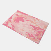 Roze camouflage, leger, leger deurmat (Schuin)