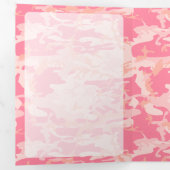 Roze camouflage, leger, leger drieluik kaart (Binnenzijde eerst)