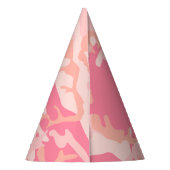 Roze camouflage, leger, leger feesthoedjes (Achterkant)