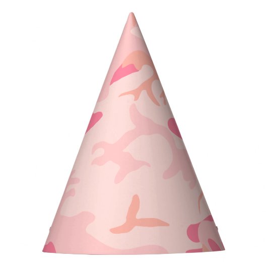 Roze camouflage, leger, leger feesthoedjes (Voorkant)