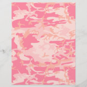 Roze camouflage, leger, leger flyer (Achterkant)
