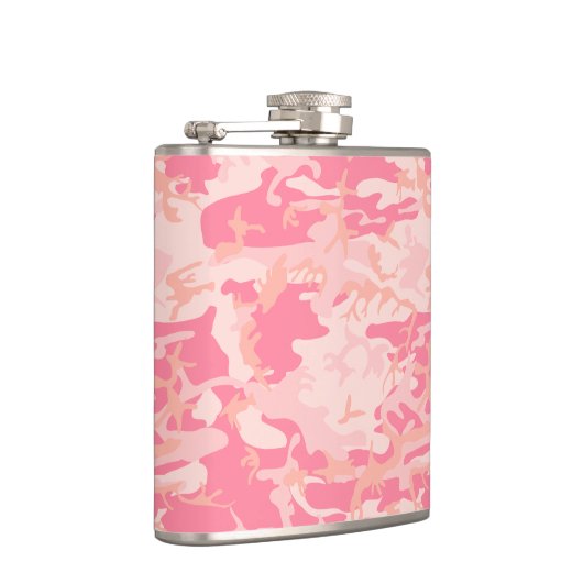 Roze camouflage, leger, leger heupfles (Rechts)