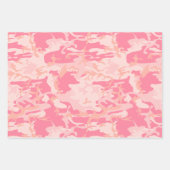 Roze camouflage, leger, leger inpakpapier vel (Voorkant)