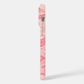 Roze camouflage, leger, leger iPhone hoesje (Linkerkant)