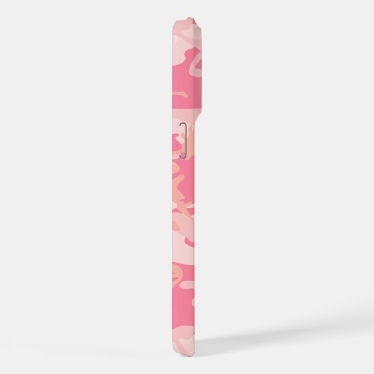 Roze camouflage, leger, leger iPhone hoesje (Rechterkant)