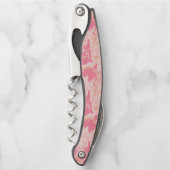 Roze camouflage, leger, leger kurkentrekker (Voorkant)