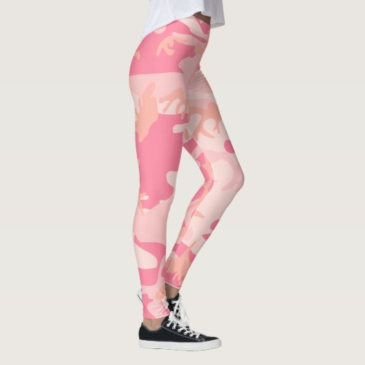 Roze camouflage, leger, leger leggings (Rechts)