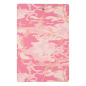 Roze camouflage, leger, leger mini klembord (Achterkant)