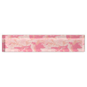 Roze camouflage, leger, leger naambordje (Voorkant)