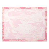 Roze camouflage, leger, leger notitieblok (Voorkant)