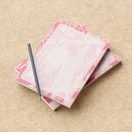 Roze camouflage, leger, leger notitieblok