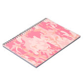 Roze camouflage, leger, leger notitieboek (Linkerzijde)