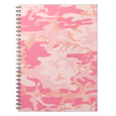 Roze camouflage, leger, leger notitieboek (Voorkant)
