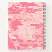 Roze camouflage, leger, leger notitieboek (Achterkant)