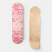 Roze camouflage, leger, leger persoonlijk skateboard (Voorkant)