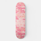 Roze camouflage, leger, leger persoonlijk skateboard (Voorkant)