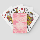 Roze camouflage, leger, leger pokerkaarten (Achterkant)