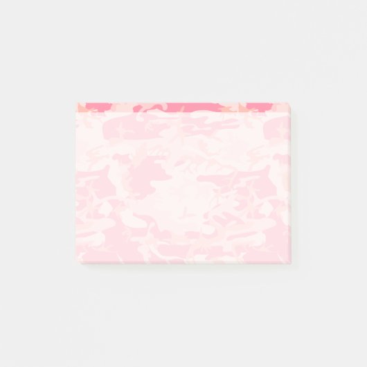 Roze camouflage, leger, leger post-it® notes (Voorkant)